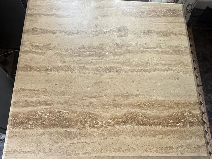 Travertine Table