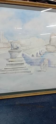 Large Original Limerick Watercolour Paul Weerasekera