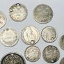 Silver coins 77 grams Scrap Damaged Coins Image 8
