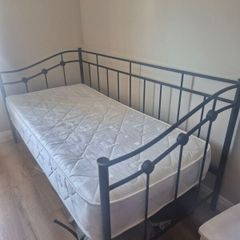 Bed and mattress Single