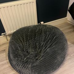 Grey beanbag soft large