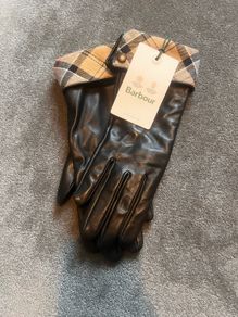 Barbour leather gloves BNWT