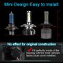 H7 LED Canbus Bulbs- Super Bright 28000lm Car LED Headlight Bulbs Image 3
