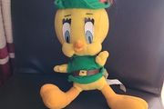 Vintage Looney Tunes Tweety Bird Robin Hood Plush Toy