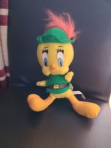 Vintage Looney Tunes Tweety Bird Robin Hood Plush Toy