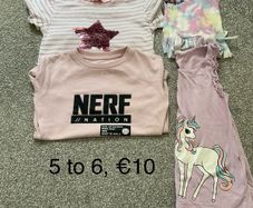 Girls t shirts, 5 to 6