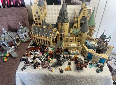Huge Lego harry potter collection + light kit on Great hall set