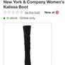 NYandcompany Kalissa Black and hounds tooth boots Size 7 BNIB Image 5