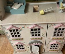 Wooden dolls house