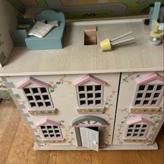 Wooden dolls house
