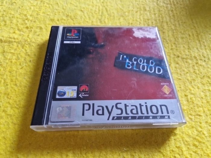 In cold blood PlayStation1 Ps1 PlayStation2 Ps2 games Original