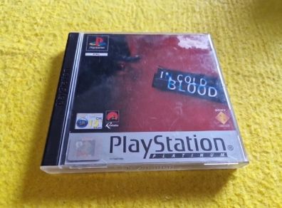 In cold blood PlayStation1 Ps1 PlayStation2 Ps2 games Original