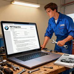 BMW Expert Diagnostic Service Full Report & Interpretation  (airbag lights off 25e)