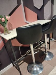 Tall table and bar chairs