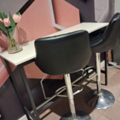 Tall table and bar chairs