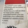 Vintage Lego 107 (1976)- Reversible Motor Image 8