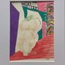 Original art Original Figurative Artwork on paper A4 Mounted contemporary Irish Art abstract painting Image 5