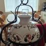 Vintage Porcelain Oil Lamp Effect Ceiling Light Image 2