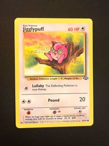 Vintage Pokemon Cards Trio Eevee 51/64 Meowth 56/64 Jigglypuff 54/64 Jungle 1999 NM