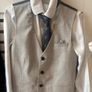 10Y (140cm) grey Kids suit 5-piece set Image 2