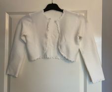 Girls first Holly Communion cardigan