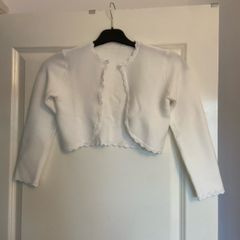 Girls first Holly Communion cardigan