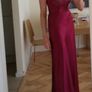 Satin halter-neck ball gown Image 2