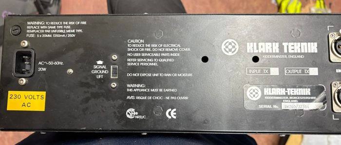Klark Teknik DN360 Dual Graphic Equaliser