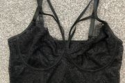 Black Lace crop top size XS