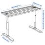 Ikea BEKANT desk Underframe for table top, white, 160x80 cm Image 2