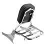 Backrest For Suzuki Intruder Motorcycle Passenger  Bar Luggage Rear Rack Image 4