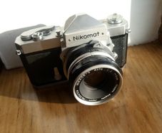 Vintage Nikon Nikomat FT Film Camera + Nikkor S Lens
