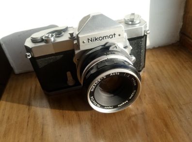 Vintage Nikon Nikomat FT Film Camera + Nikkor S Lens