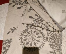 Curtains set with matching blind
