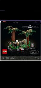 lego 75353 Endor speeder chase diorama