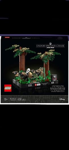 lego 75353 Endor speeder chase diorama