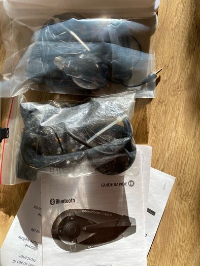 Interphone F5MC Bluetooth motorcycle radio intercom full set