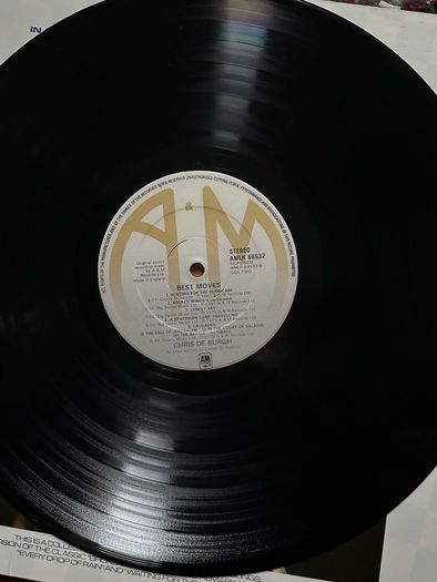 Chris de Burgh. Best moves Irish release in vg+ condition