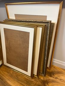 5 Large Gold Frames