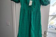 Green Dress, cotton, Friends like these, size 10