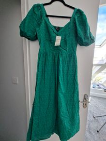 Green Dress, cotton, Friends like these, size 10