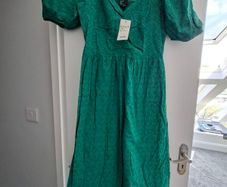 Green Dress, cotton, Friends like these, size 10