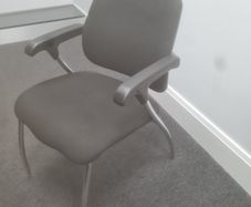 Black meeting chairs