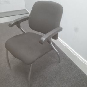 Black meeting chairs