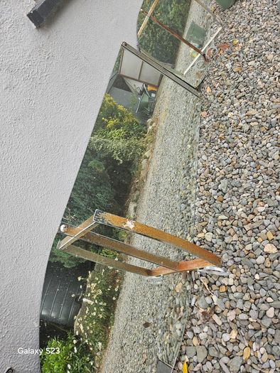 Mirrors large barber or outdoor feature garden mirrors x2