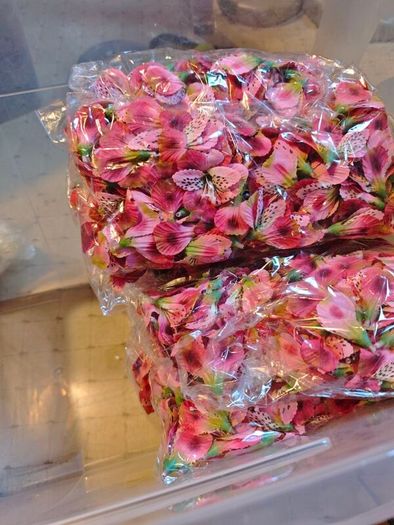 pink and green flower faux silk flowers wholesale