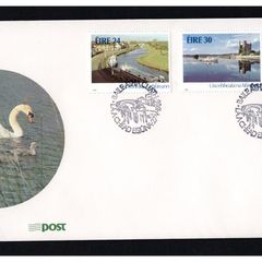 1986 Ireland Irish Waterways Commemorative Stamps An Post First Day Cover (FDC)