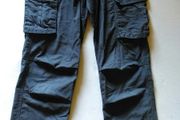 Boys black cargo trousers. 11-12 years