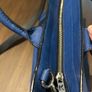 Karl Lagerfeld Blue Vegan Leather Handbag Image 2