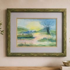 "Misty Morning Meadows," Original Painting